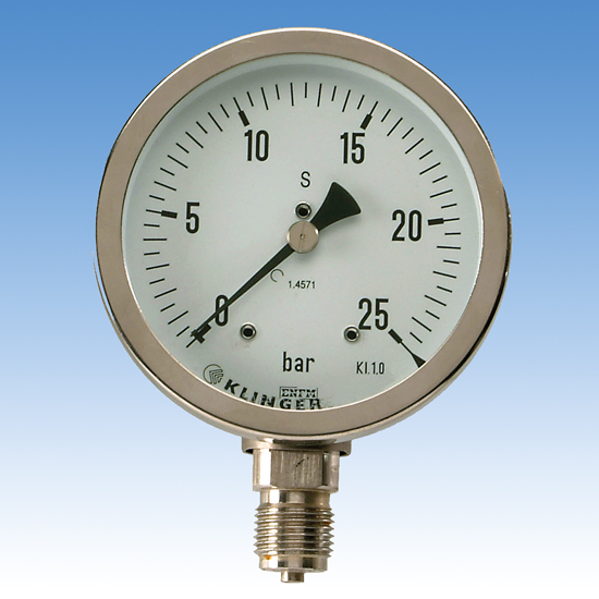 RVS buisveer manometer  |  KP-464 / KP-4641